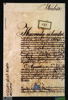 Requerimento, de 07.08.1823, com anexos.