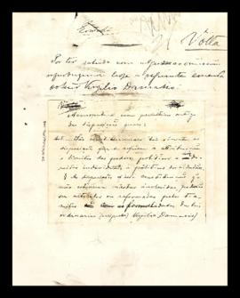 Emenda do constituinte Virgílio Damásio às Disposições Gerais do Projeto de Constituição, na part...
